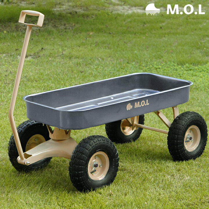 楽天市場】M.O.L キャリートラック MOL-T80 (荷重80kg/大型タイヤ 