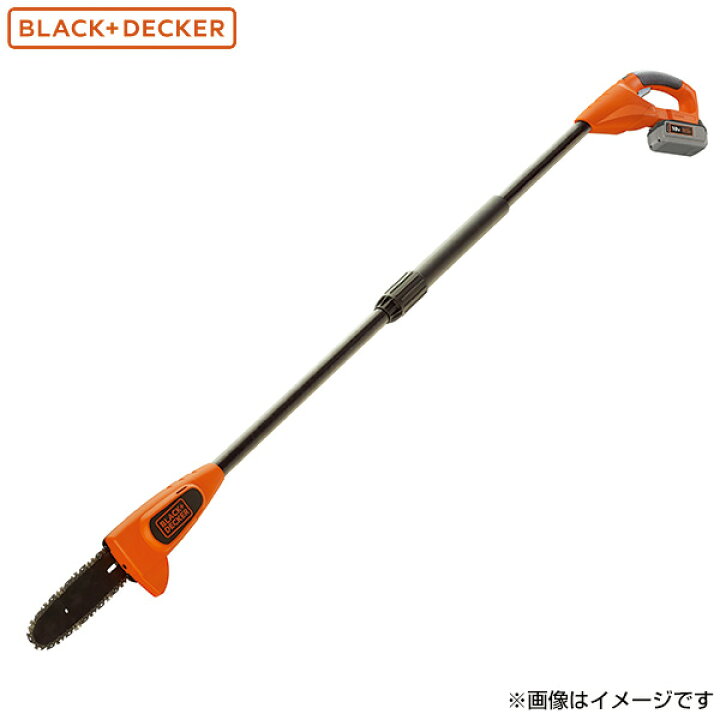 楽天市場】ブラック&デッカー 18V 高枝ポールチェーンソー GPC1840LN 