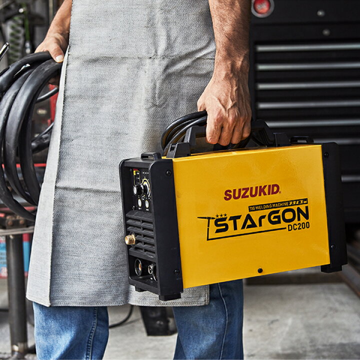 楽天市場】スズキッド 直流パルス TIG溶接機 スタルゴン DC200 STG 