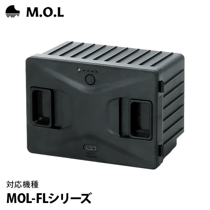 楽天市場】M.O.L ポータブル冷蔵庫 MOL-FL専用 リチウムバッテリー MOL 