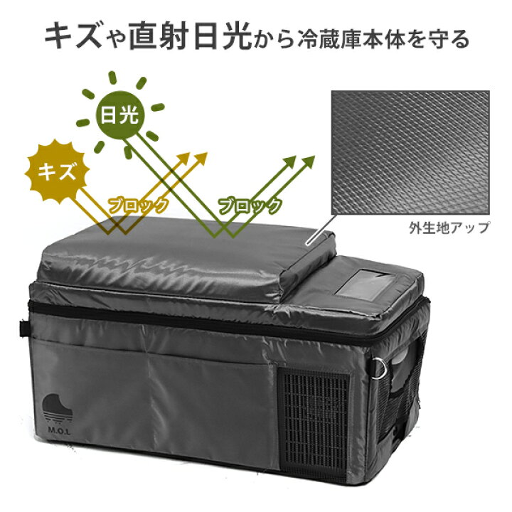 楽天市場】M.O.L ポータブル冷蔵庫＆冷凍庫 20L MOL-F201A (DC12V 