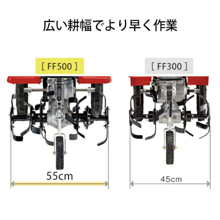 楽天市場】ホンダ 耕運機 サラダ FF500 JREH (ヒッチ標準装備) [HONDA 