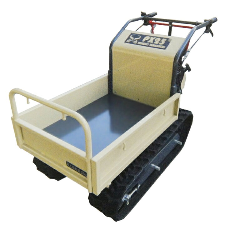 楽天市場】ヤマグチ クローラー運搬車 PX25 (積載250kg/3馬力エンジン 