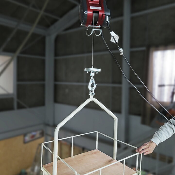 楽天市場】電動ウィンチ用 吊カゴ本体（シャックル付き、耐荷重100kg  