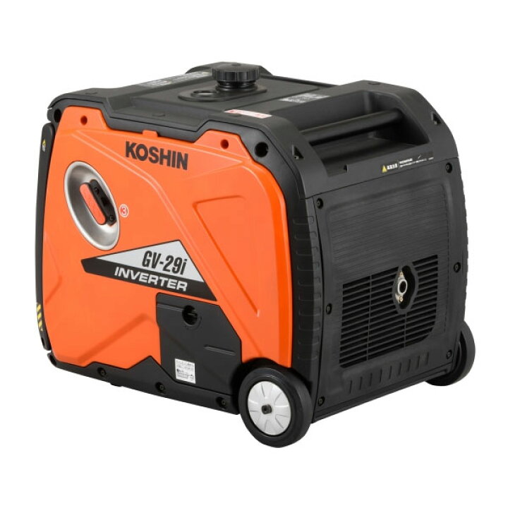 楽天市場】工進 インバーター発電機 GV-29i (定格出力2.9kVA 