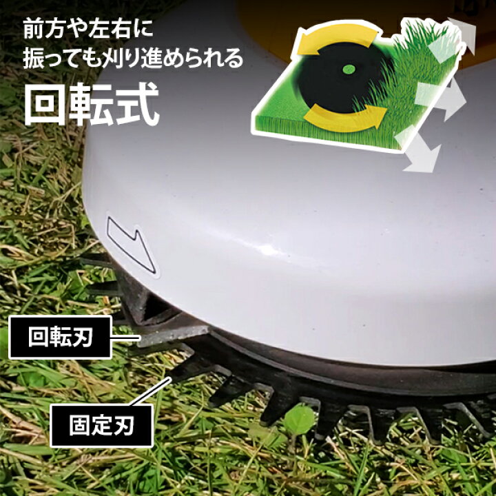 楽天市場】京セラ 旧リョービ 回転式バリカン ABR-1300 (刈込幅115mm 