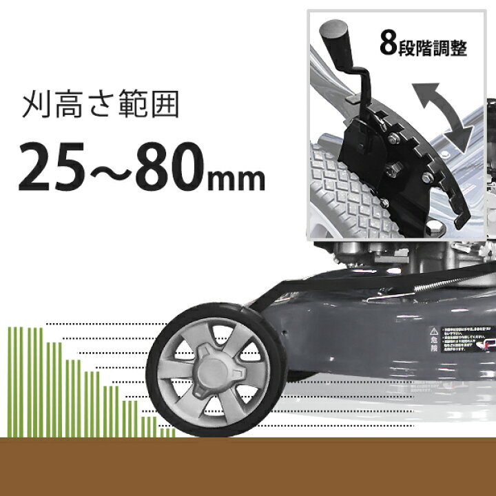 楽天市場】ミナト 自走式 エンジン芝刈り機 LMC-460KZ (バーナイフ仕様 