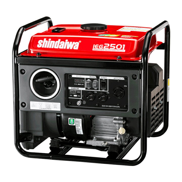 楽天市場】新ダイワ インバータ発電機 ガソリンエンジン 2.5kVA 
