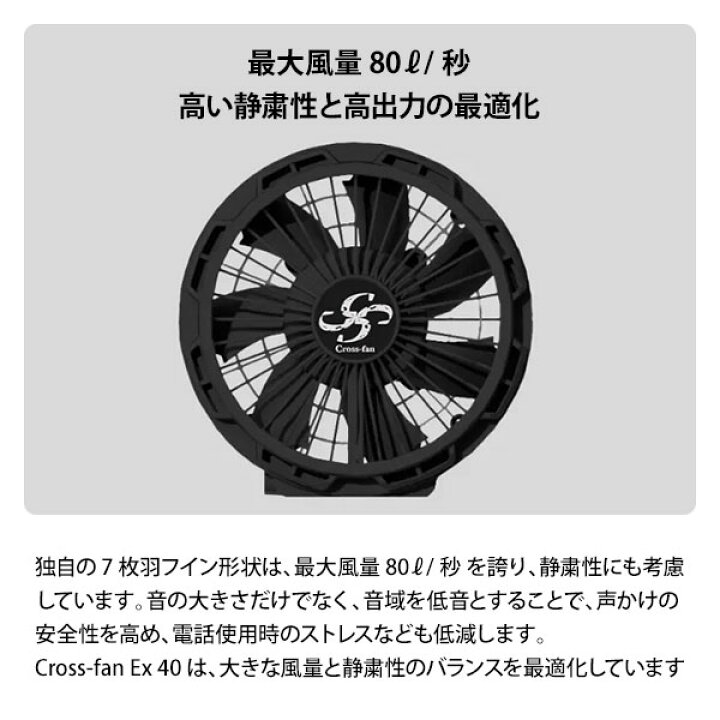 楽天市場】cross-fan ペルチェ付き空調ファン EX40 スターターキット 