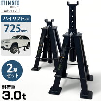 ミナト スチール製ローダウンジャッキ 3tの通販