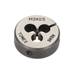 �y���[���ցzTONEX �˂��؂�_�C�X �O�a25mm �˂��a3.0mm×�s�b�`0.5mm D3