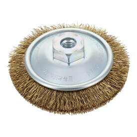 建工快速 ベベルブラシ 真鍮線 85mm KBB-85B