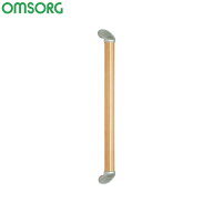 OMSORG (オムソリ) いたわりエコ手すり ディンプル 直棒 エンドブラケット 600 [エコ 手すり 手摺 玄関 …
