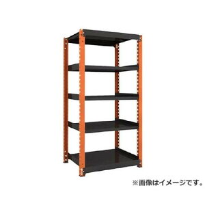 TRUSCO TM3�^���ʒI 900X721X1800 5�i �P�� �� TM36375 (BK) [r21][s9-031]