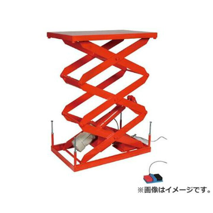 楽天市場】TRUSCO スーパーFAリフター100kg 電動式 800X500 高揚程型 