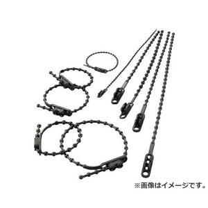 TRUSCO �_�u���w�b�h�m�b�g�^�C ��4.0mmX150mm�ő匋����38�� TRKTV150EBK 100�{�� [r20][s9-010]