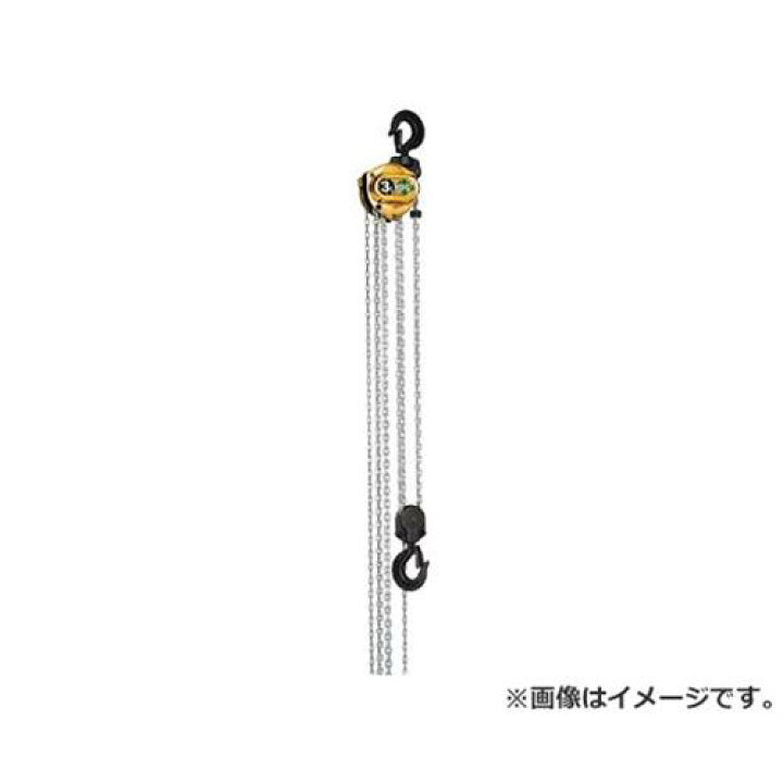 楽天市場】象印 ホイストマン トルコン機能付チェーンブロック3t 