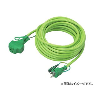TRUSCO �g���v���|�b�L�������R�[�h �� 10m TPVS10E (GN) [r20][s9-020]