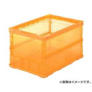 TRUSCO ���^�܂肽���݃R���e�i�X�P�� 50L �I�����W TSKO50B (OR) [r20][s9-010]