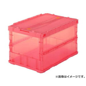 TRUSCO ���^�܂肽���݃R���e�i�X�P�� 50L���b�N�t�^�t ���b�h TSKC50B (R) [r20][s9-010]