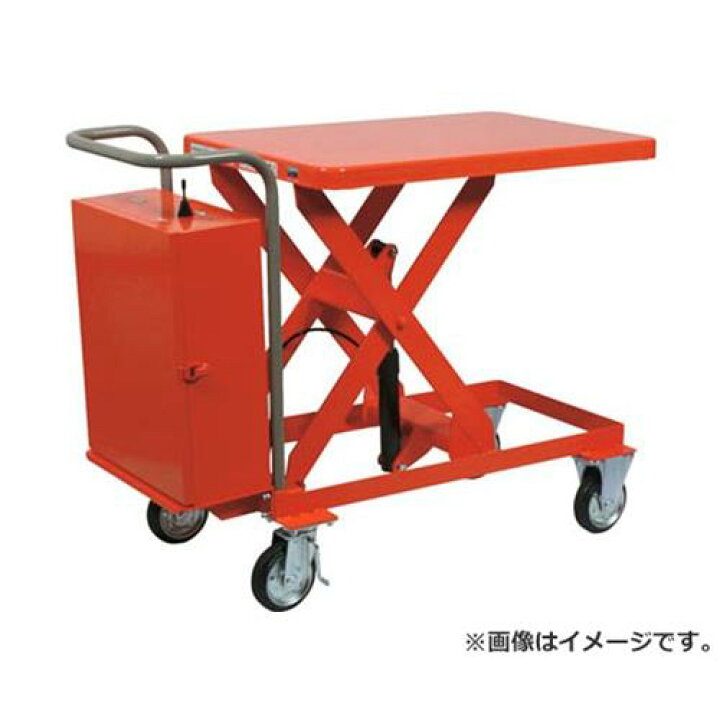 楽天市場】TRUSCO ハンドリフター 350kg 600X900 電動昇降式 HLAN350W 