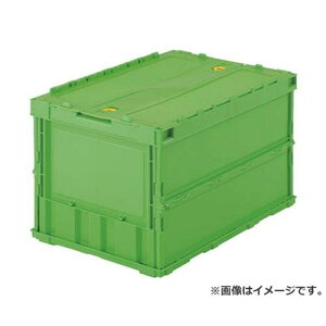 TRUSCO ���^�܂肽���݃R���e�i 50L���b�N�t�^�t �O���[�� TRC50B (GN) [r20][s9-010]