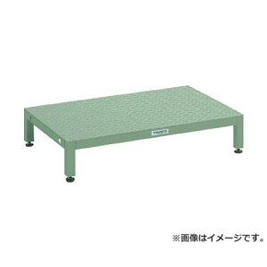 TRUSCO �����p�ȍ|�X�e�b�v 1200X600XH190�`220 UFSH1260S [r20][s9-032]