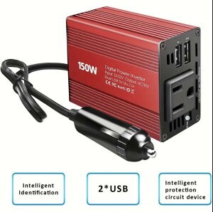 150 WԂ̓dCo[^[ 12 V DC  110 V±5% AC Ro[^ԗA_v^vORZg 3.1A fA USB Ԃ̏[d탉bvgbvRs[^p
