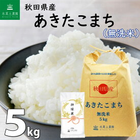 秋田県産 あきたこまち 無洗米5kg 令和5年産 御縁米（縁結び）150g付き