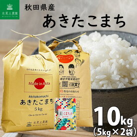 秋田県産 あきたこまち 精米10kg（5kg×2袋）令和5年産 古代米お試し袋付き