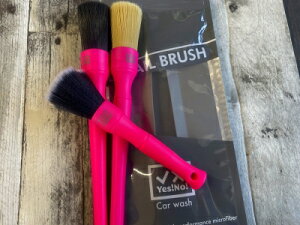 Yes!No! �C�G�X�m�[ �f�B�e�B�[�����O�u���V DETAIL BRUSH 3�{SET�i ����₷�� �I�ׂ�J���[4�F 3�{/1SET ��ԗp�i �J�[�p�i �O�����̑|�� ������ ���[���̐��|
