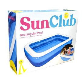 [SunClub] ビニールプール ジャンボ 大型 家庭用 子ども ジャンボプール 262cm ガーデンプール