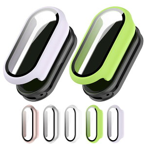 Xiaomi Smart Band 10 ケース 耐衝撃 カバー 液晶面強化ガラス マット 全面保護 液晶保護ケース シャオミ スマート バンド10 Standard Edition 通常版 / Ceramic Edition セラミック版 単色/クリア フィルム一