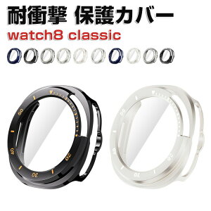 TX MNV[ Samsung Galaxy Watch8 Classic 46mm P[X EFAu[EX}[gEHb` PCf+KX tJo[ tی }`J[ Vv n[hJo[ CASE Ռ 