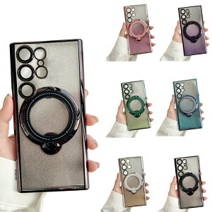 Galaxy S24 P[X S24+/S24 Ultra Jo[ Jی삠 bL Qi[d CX[d Ή ̌^Ot X^h@\ \tgP[X Of[V 炫 Xgbv AhCh P