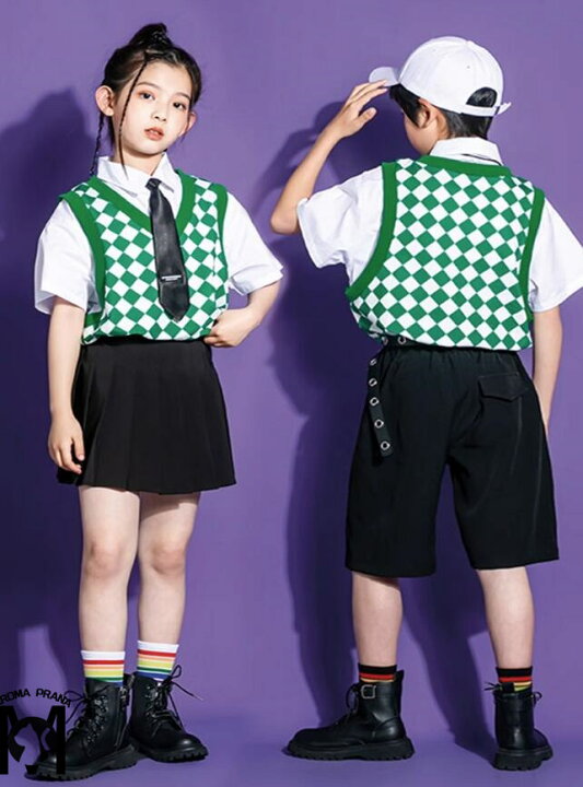 子供 トレーナー 90 ブラウス120女の子 ダンス パンツ キッズ キッズ フォーマル 男の子 トップス キッズ ダンス ベスト キッズダンス 衣装 ヒップホップ 子供服 セットアップ グリーン ベスト パンツ ガールズ ステージ衣装 団体服 練習着 舞台衣装 