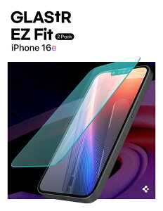 ACtH16e KX iPhone 16e KXtB SE4 2025 tی 2Zbg ϏՌ GLAS tR EZ Fit VsQ ʕی iPhone SE 4 h~ X}[gtH iPhone 16ez tc[t h