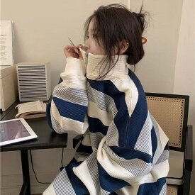 トレーナー レディーストップス 大きいサイズ レディーストップス レディース洋服 普段着 ボーダー柄 レディーストレーナー 可愛いトレーナー 春 秋 秋服 春服 長袖 ゆったり 体型カバー カジュアル 大人コーデ 大人カワイイ お出かけ LUGA019(2色M-5XL)