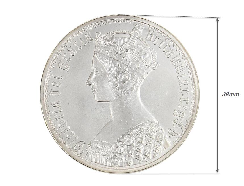 楽天市場】イギリス ビクトリア 1847年 ゴチッククラウン銀貨 1オンス