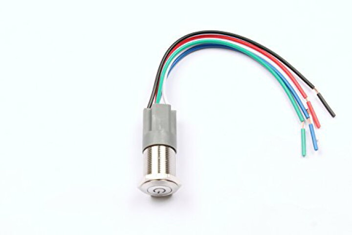 DC 12V 16mm AC220V セルフロック ラッチスイッチ : Color Standard Lock AC110V DC24V Yellow, LEDライト プッシュボタン 長方形 モメンタリ DC 12V 16mm AC220V セルフロック ラッチスイッチ : Color Standard Lock AC110V DC24V Yellow, LEDライト プッシュボタン 長方形 モメンタリ