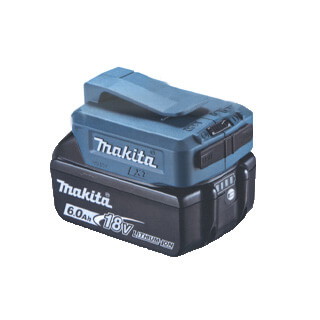 USB用アダプタ 14.4 18V Li-ionバッテリでUSB機器 墨出し器が使える 18V用USBアタッチメント JPAADP05 makita マキタ 訳あり 国内送料無料