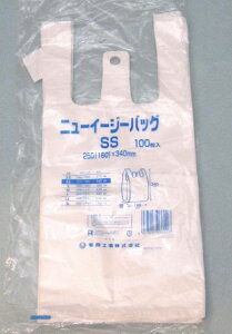 ニューイージーバッグ SS レジ袋(乳白) No.8(100枚)小ロッド!【10300円以上のお買い上げで送料無料】05P30Nov13