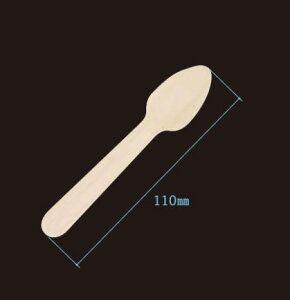 木製スプーン 110バラ(約11cm)100本 キッチン用品・食器・調理器具 ・食器・カトラリー・グラス ・使い捨て食器 ・使い捨てカトラリー