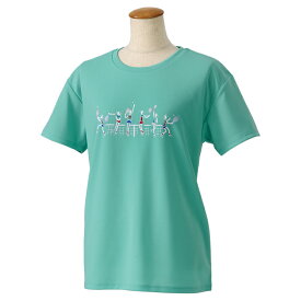 Tシャツ ガールズ柄 レディース テニス ゴルフ スポーツウェア UVカット M L ミネムラ