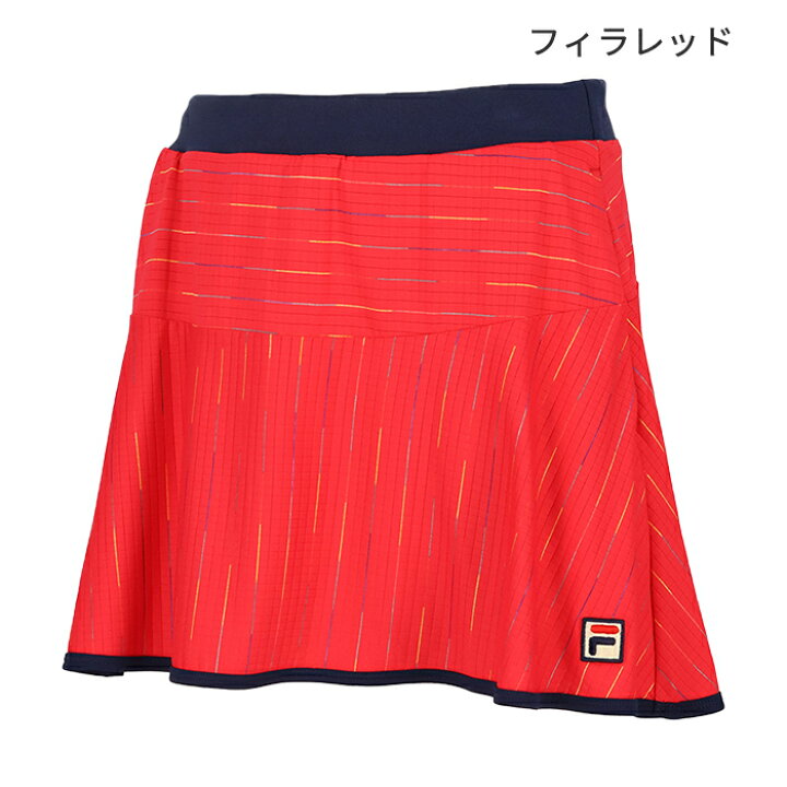 楽天市場】スコート フィラ FILA レインボーボーダー M L XL 