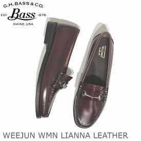 【新入荷】ジーエイチバス G.H.BASS ビットローファーラバーソール レディース ワイン BA41730-0NN