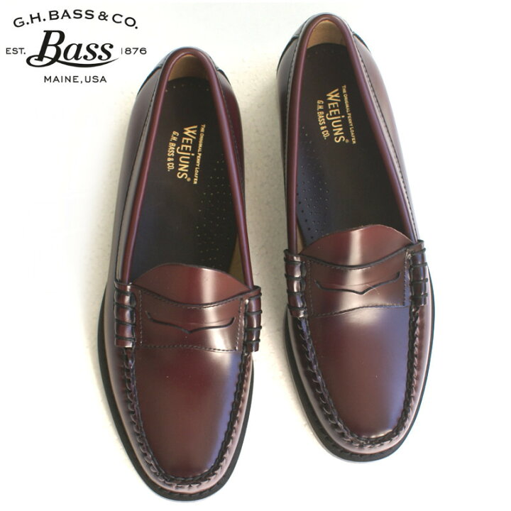 楽天市場】【再入荷】G.H.BASS ジーエイチバス ペニーローファー 