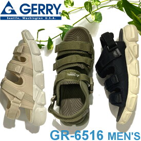 【新入荷】ジェリー GERRY メンズ サンダル GR-6516 スポサン アウトドア 軽量