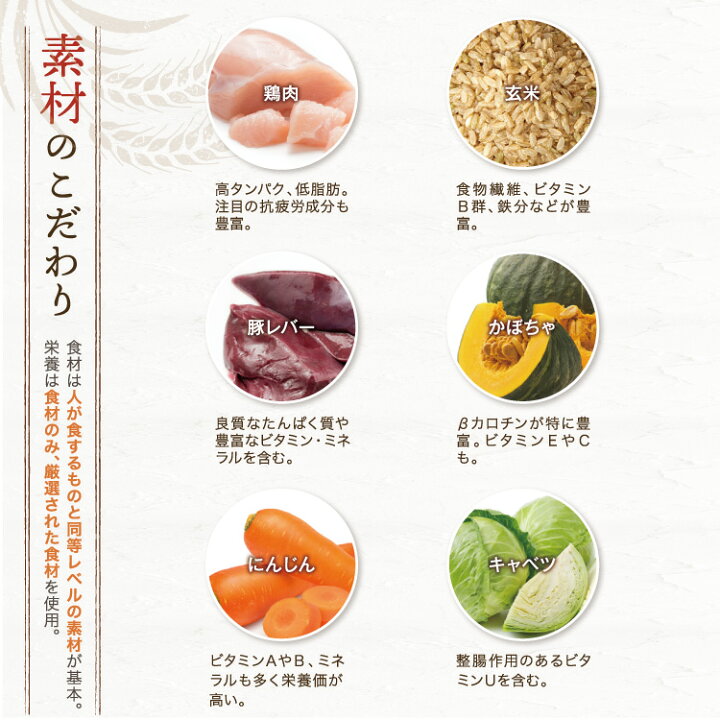 楽天市場 18種類の国産食材を使った無添加フードです 食べごたえ満点なのに270kcalとヘルシー 免疫力向上のハナビラタケ入り こだわりの愛犬食個まとめ買い ハナビラタケ入りサプリとご飯の店