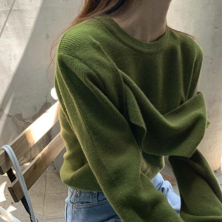 楽天市場】4color レディース カットアウトデザインニット セーター  